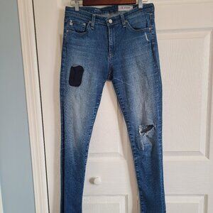 AG The Abbey midrise super skinny jeans